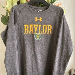 Under Armor Baylor Youth Large Long Sleeve Shirt